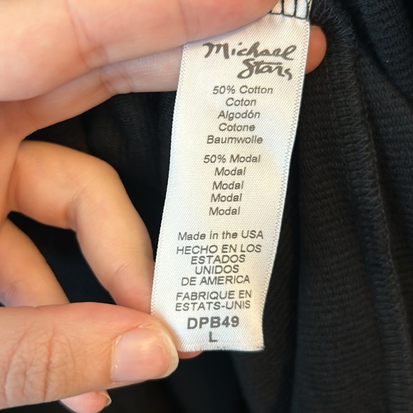 NWT Michael Stars black dress size large - Picture 6 of 6